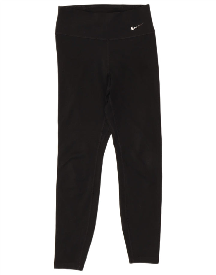 Leggings grafici NIKE da donna Dri Fit UK 6 XS neri