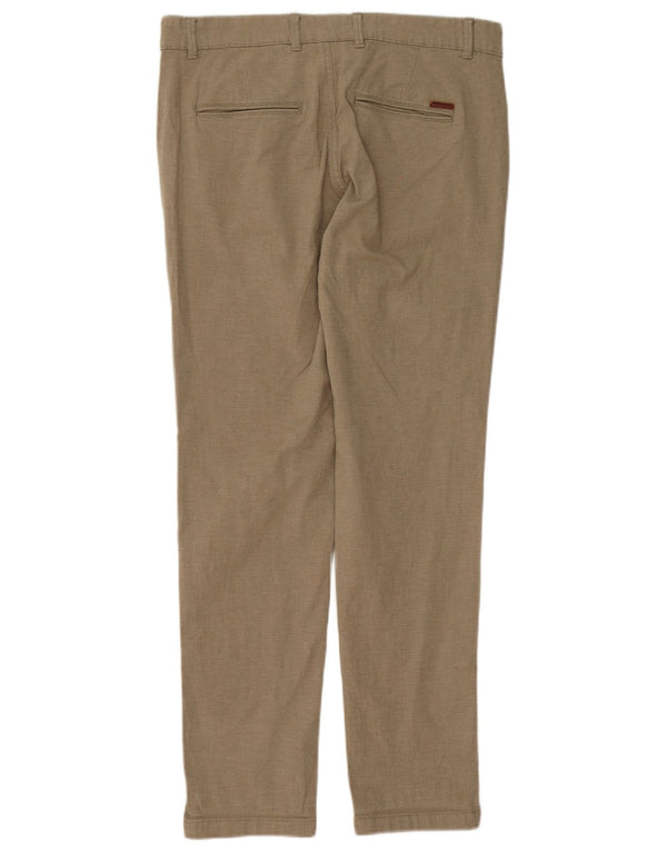 Pantaloni chino slim da uomo Jack & Jones W32 L32 cotone kaki