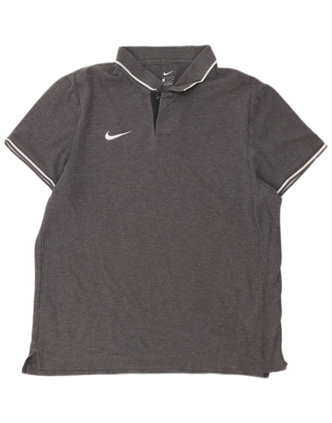 Polo NIKE da uomo XL in cotone grigio