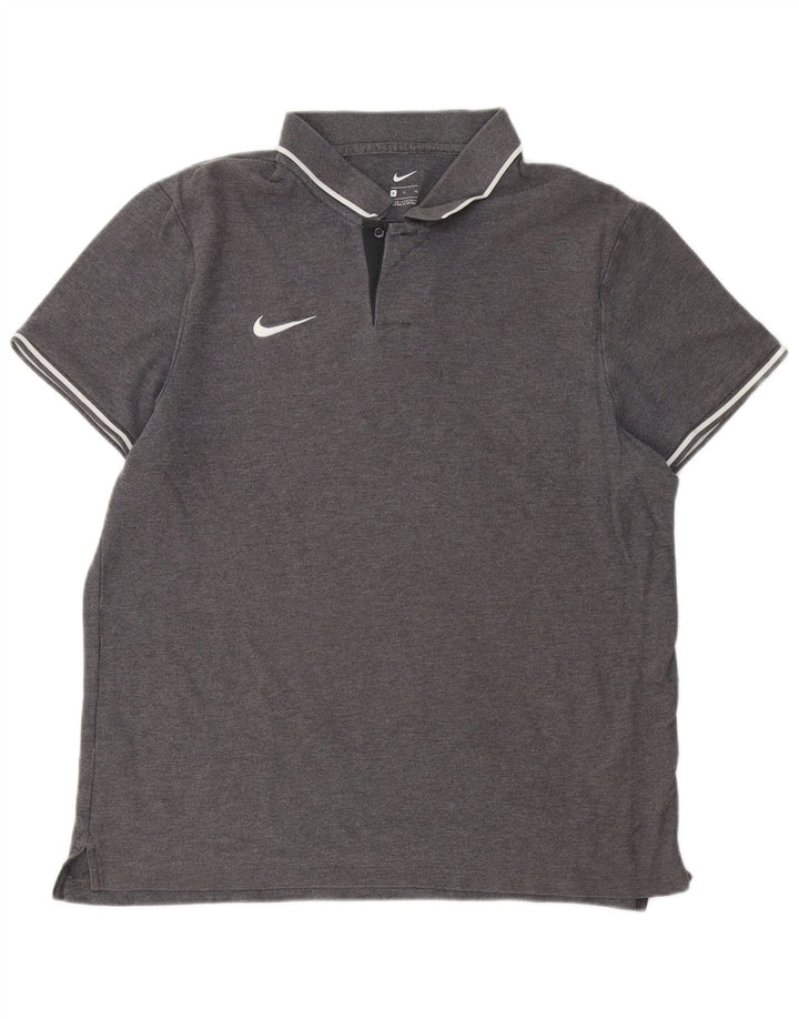 Polo NIKE da uomo XL in cotone grigio