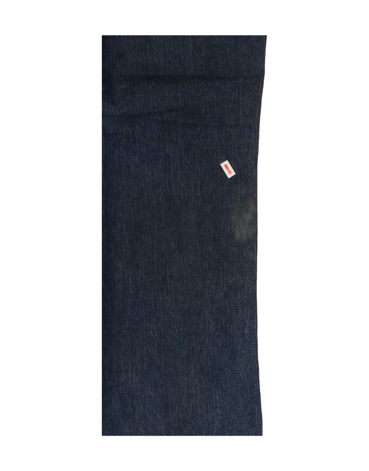WRANGLER Womens Bootcut Jeans W33 L29 Navy Blue Cotton | Vintage Wrangler | Thrift | Second-Hand Wrangler | Used Clothing | Messina Hembry 