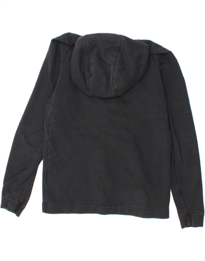 NIKE Womens Zip Hoodie Sweater UK 14 Medium Black Cotton Vintage Nike and Second-Hand Nike from Messina Hembry 