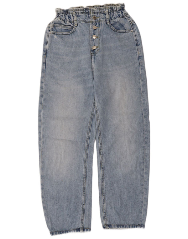 Jeans affusolati a vita alta da donna Zara EU 34 2XS W24 L24 Blu