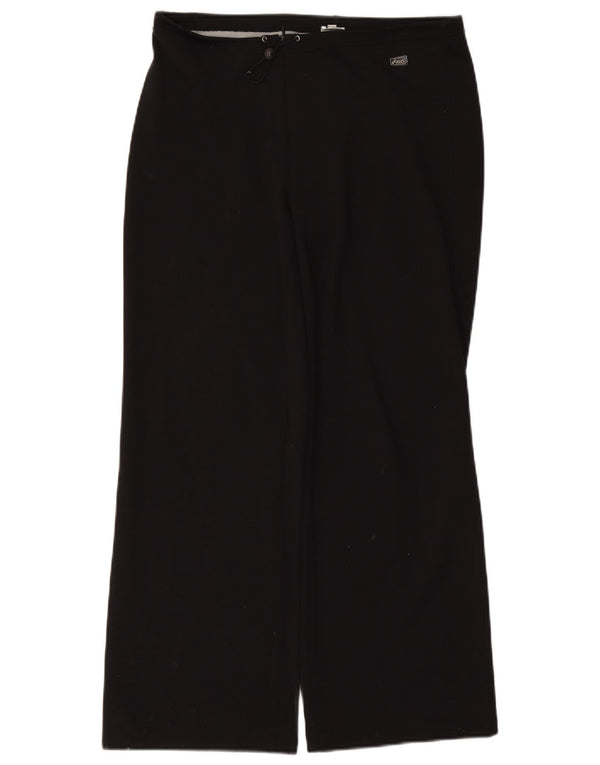 Pantaloni da tuta da donna a gamba larga OASIS Large W32 L28 Nero Poliammide