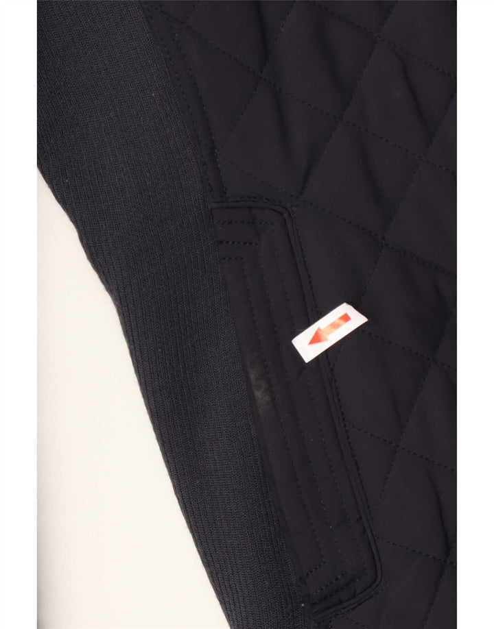 Giacca trapuntata da donna Zara UK 10 piccola blu navy