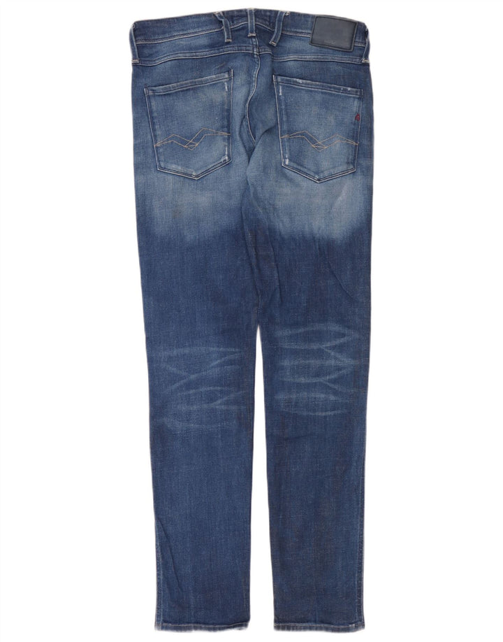 Jeans slim da uomo Replay W32 L32 cotone blu