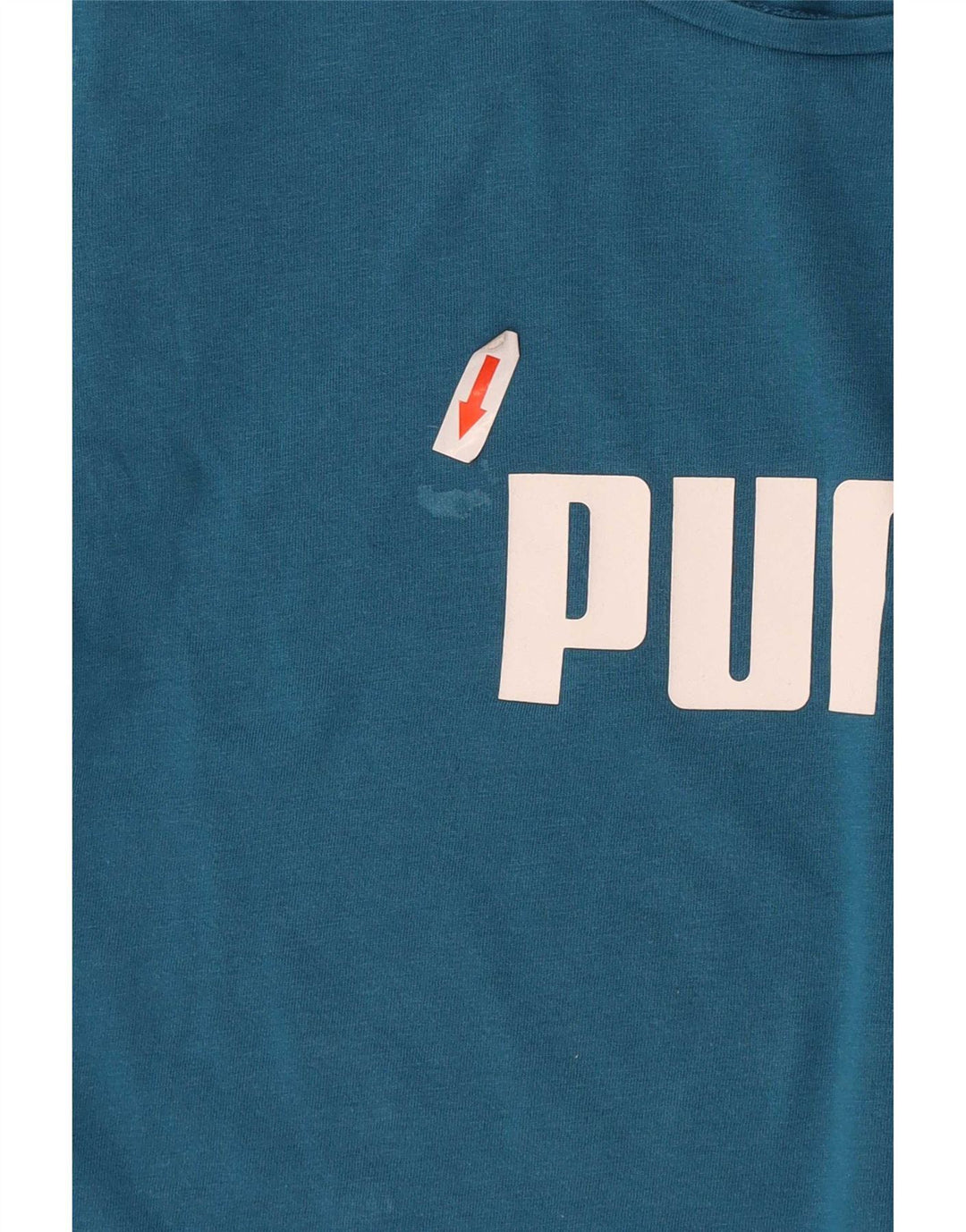 T-shirt grafica da donna Puma UK 12 blu medio