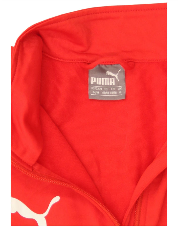 Giacca da tuta grafica Puma da uomo AC Milan, colore rosso medio
