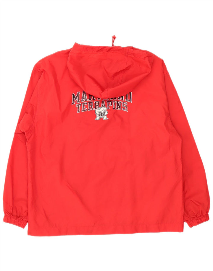 Giacca antipioggia Champion per ragazze, pullover con cappuccio, 11-12 anni, grande in nylon rosso