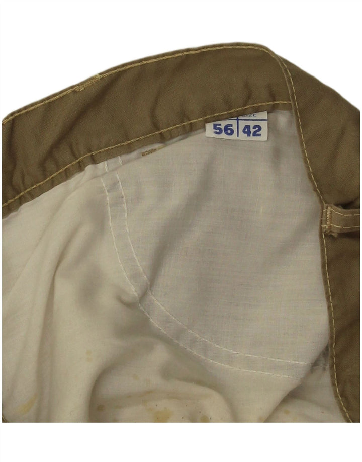 POP 84 Pantaloni casual dritti da uomo W36 L31 Cachi