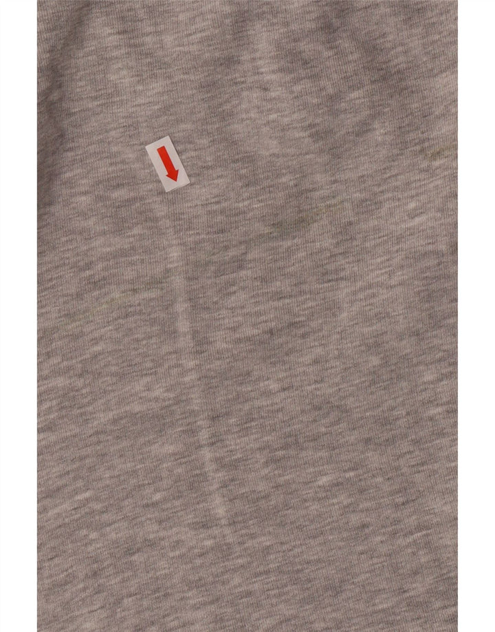 MARKS & SPENCER Womens Tracksuit Trousers Joggers UK 12 Medium Grey Cotton Vintage Marks & Spencer and Second-Hand Marks & Spencer from Messina Hembry 