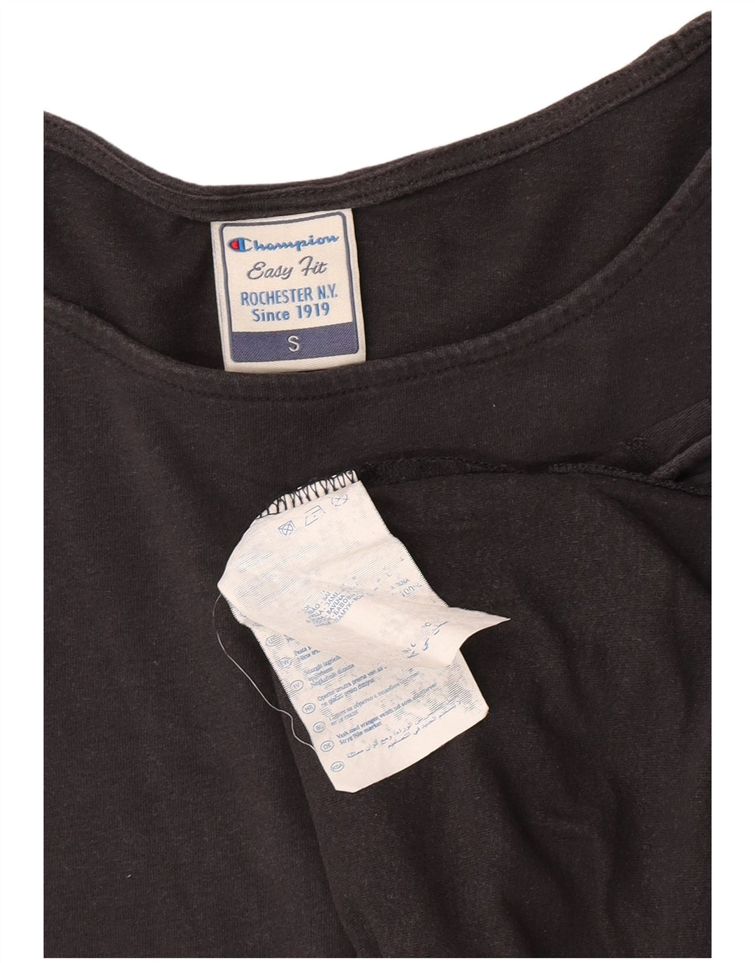 Top a maniche lunghe da donna Champion Easy Fit UK 10 piccolo cotone grigio