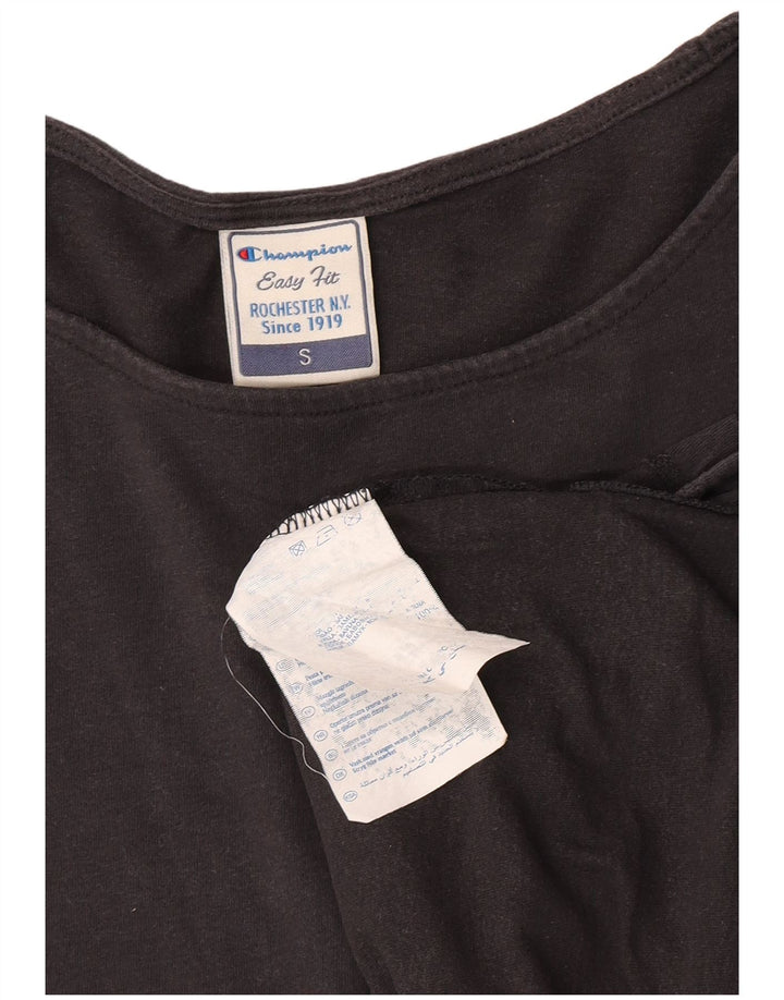 Top a maniche lunghe da donna Champion Easy Fit UK 10 piccolo cotone grigio