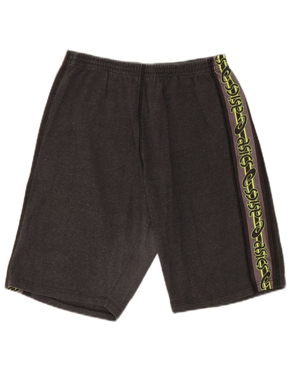 Pantaloncini sportivi Asics da uomo con grafica XL in cotone grigio