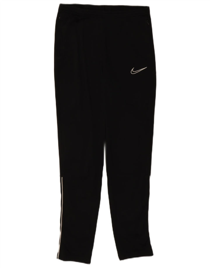 Pantaloni da tuta Nike Dri Fit da donna UK 12 Medium Nero Poliestere
