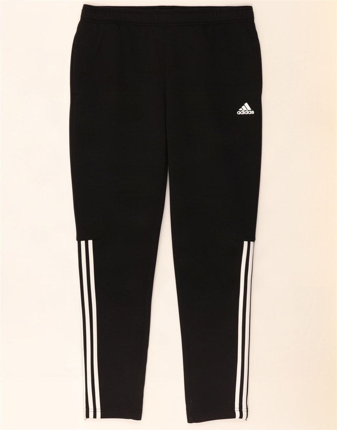 Pantaloni da tuta da uomo Adidas Large neri in poliestere