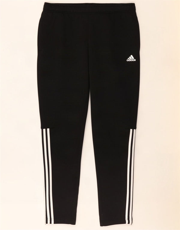 Adidas Mens Tracksuit Trousers Large Black Polyester
