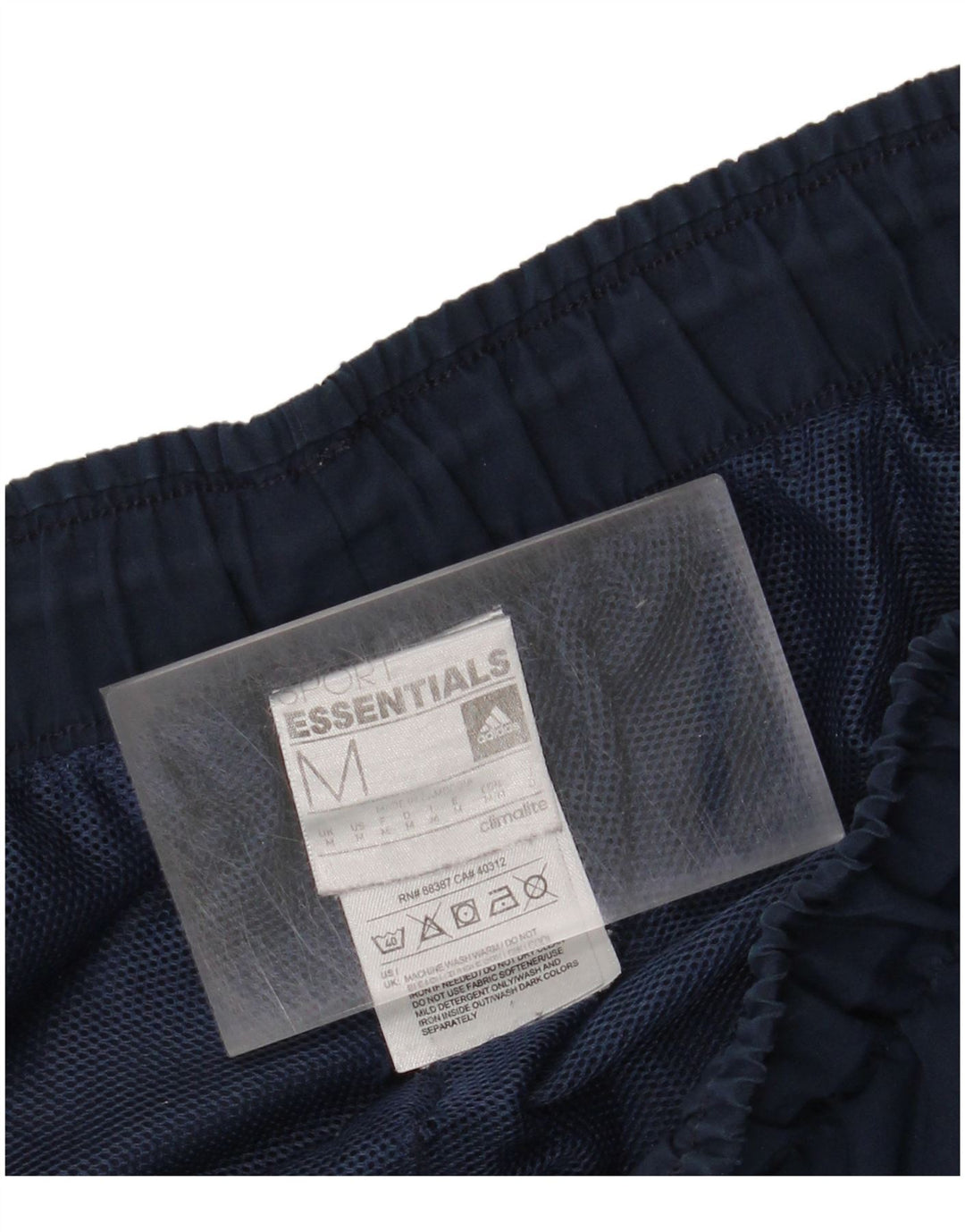 ADIDAS Mens Climalite Sport Shorts Medium  Navy Blue Polyester