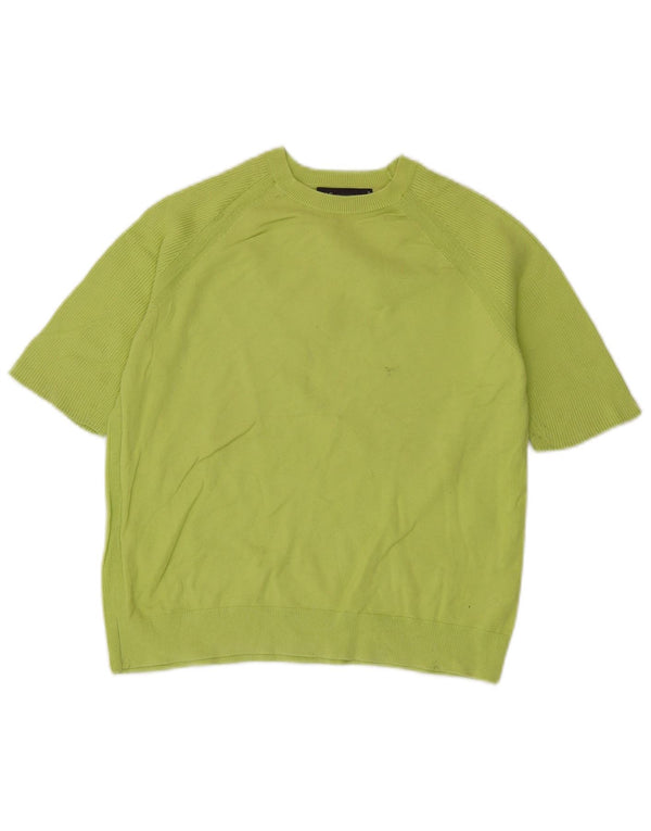 Maglione maglione girocollo da donna Marks & Spencer UK 12 Verde medio