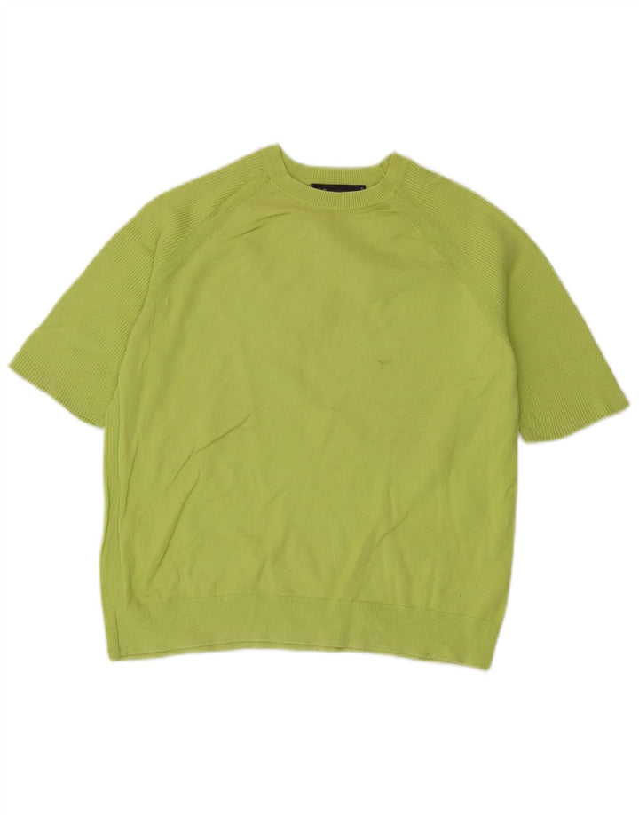 Maglione maglione girocollo da donna Marks & Spencer UK 12 Verde medio