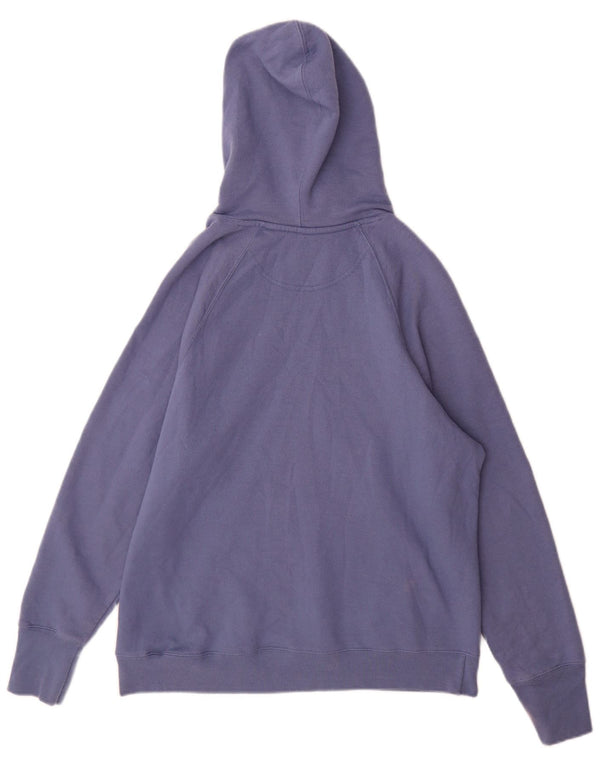 Felpa con cappuccio grafica da donna Champion UK 16 grande cotone blu