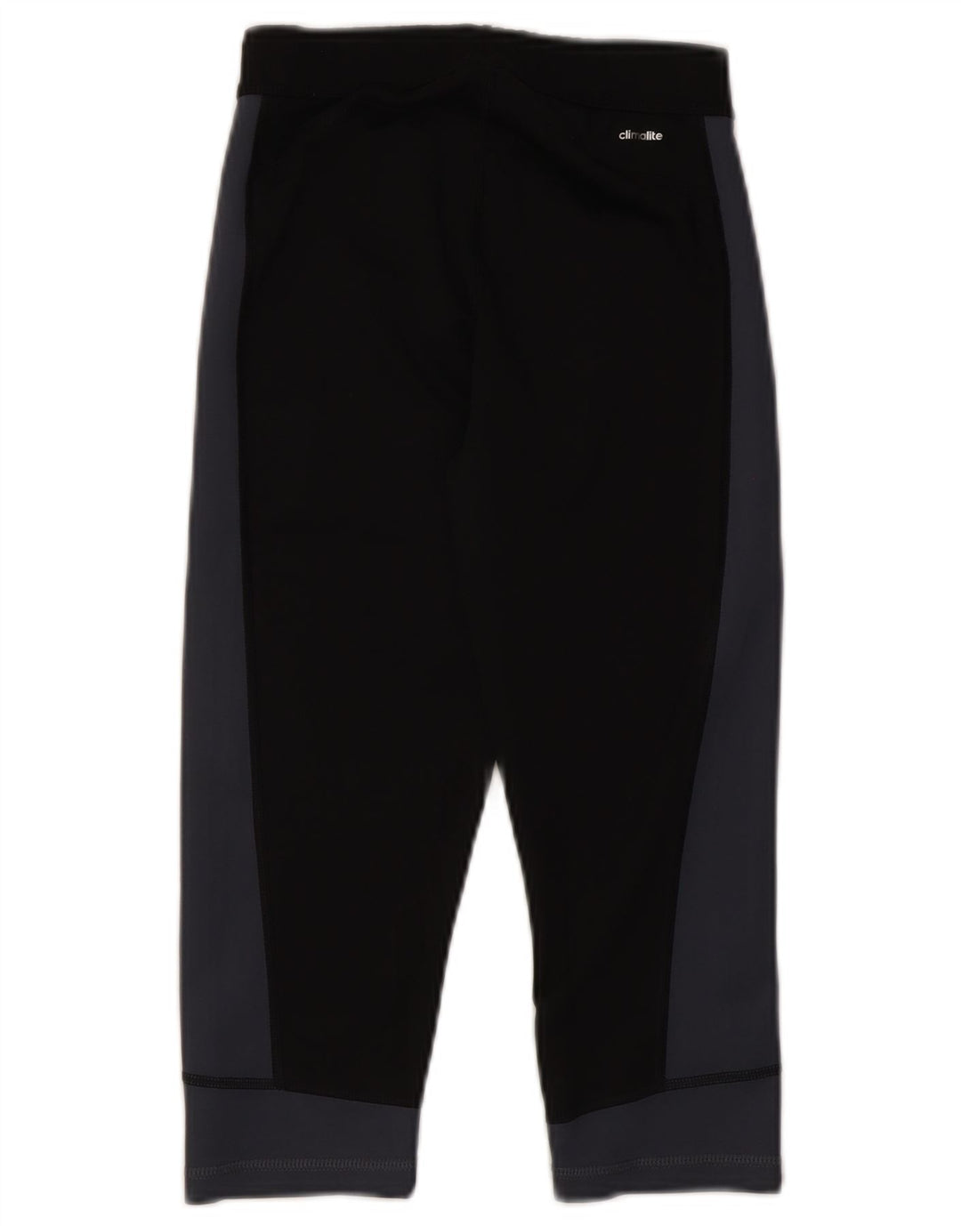 Leggings Capri da donna Adidas UK 8/10 Small Nero Colourblock Poliestere