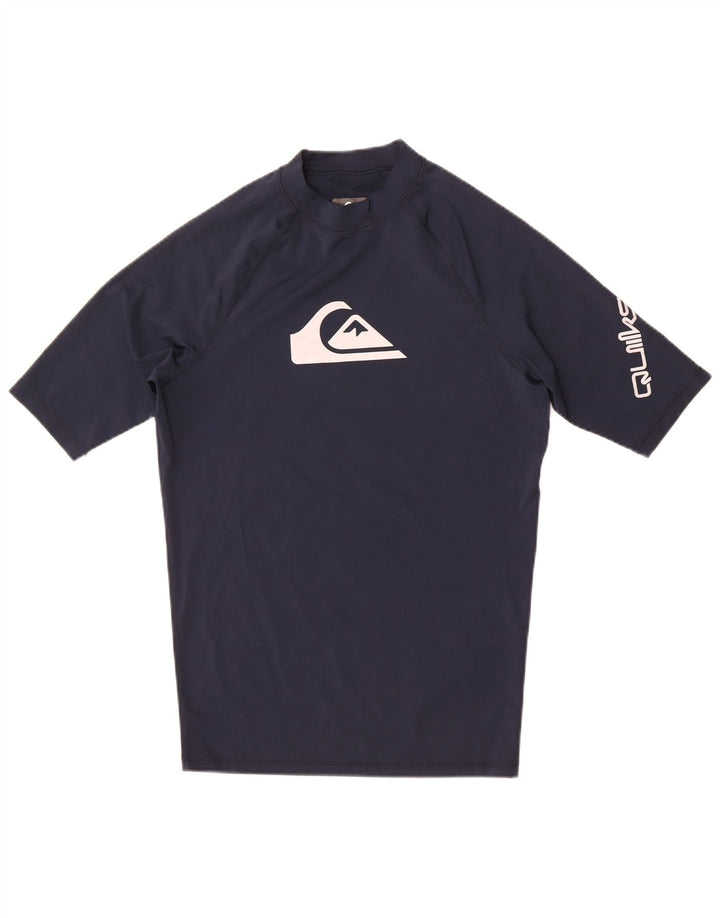T-shirt grafica da uomo Quiksilver Top medio blu navy