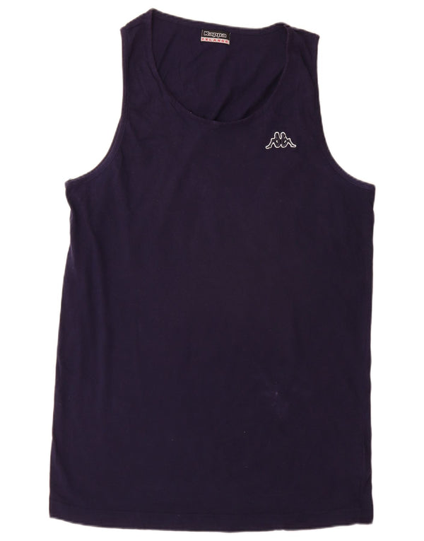 Canotta da uomo Kappa 2XL in cotone blu navy