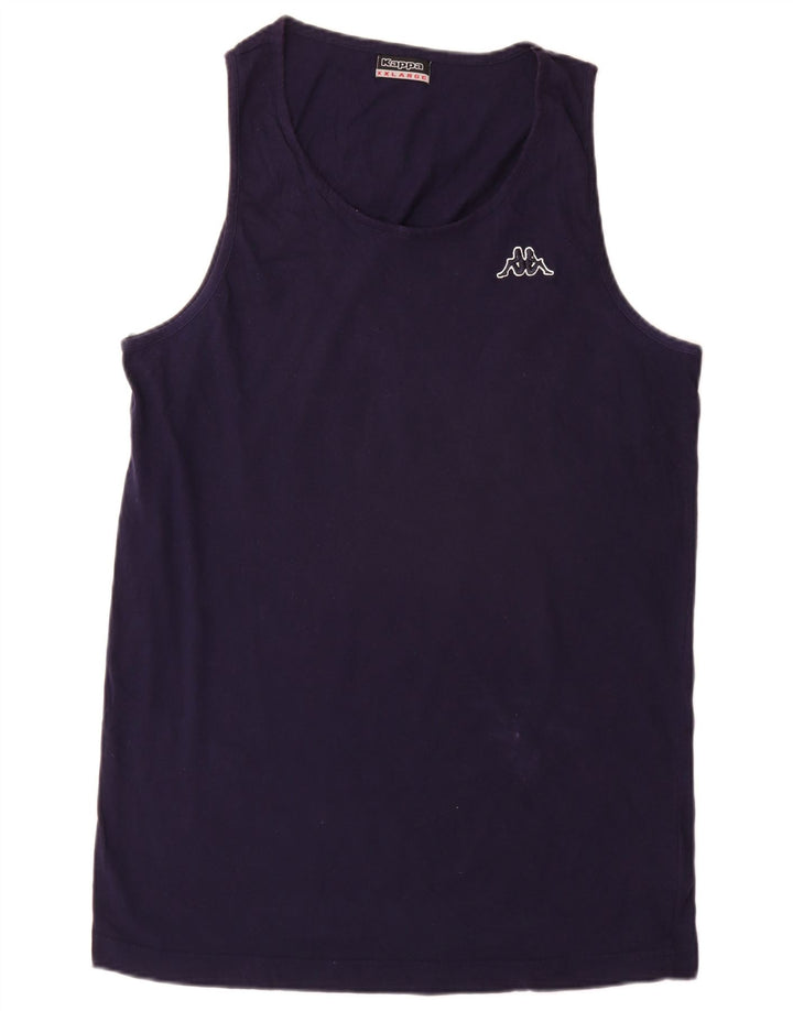 Canotta da uomo Kappa 2XL in cotone blu navy