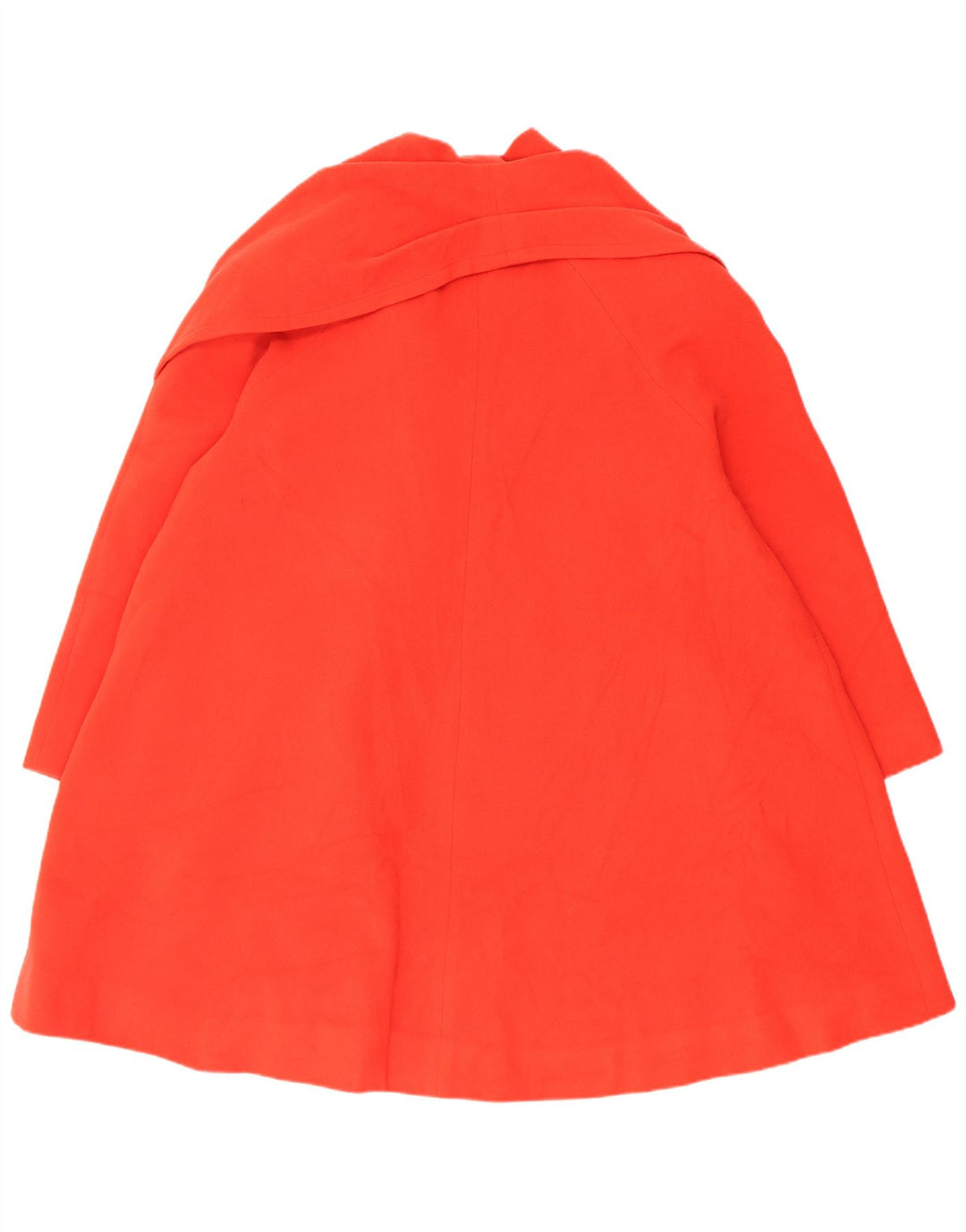 Cappotto oversize vintage da donna con maniche a 3/4 UK 10 piccolo in cashmere rosso