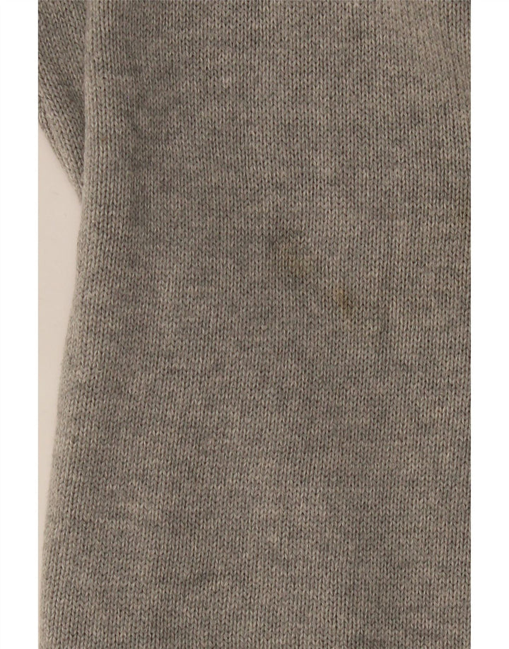 Maglione maglione collo alto da donna NAUTICA UK 20 2XL cotone grigio