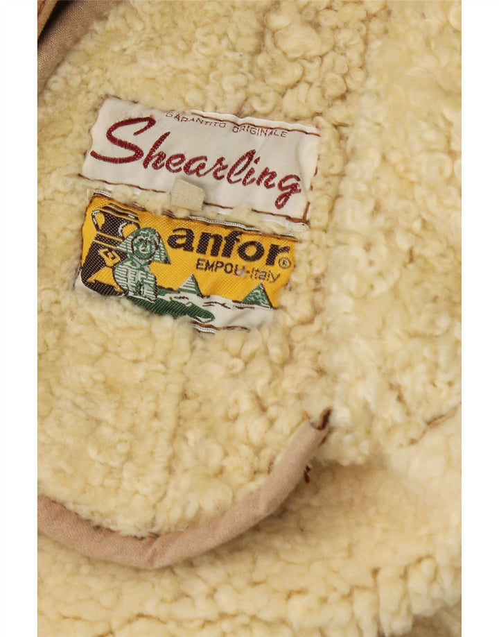 Giacca in montone da donna Anfor IT 44 Shearling marrone medio