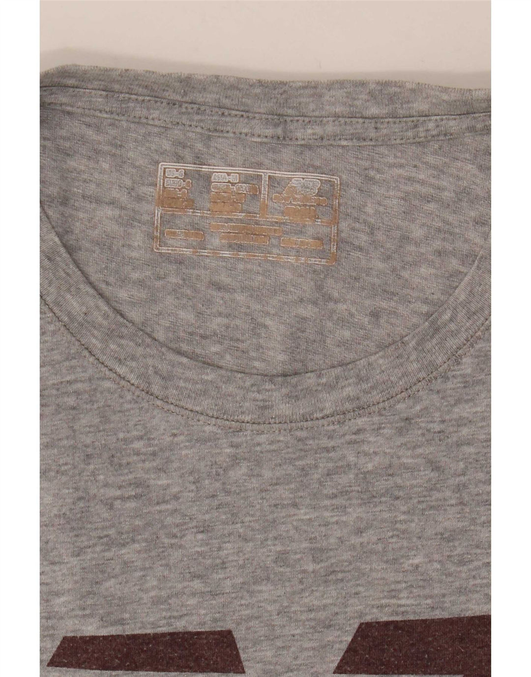 T-shirt grafica da uomo New Balance Top piccola grigia
