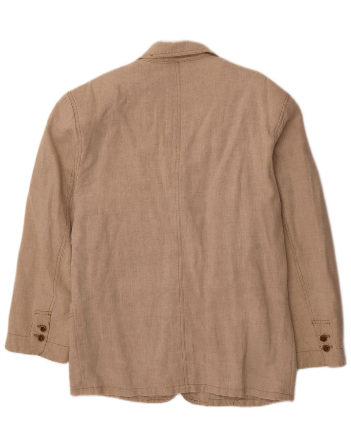 CAMEL ACTIVE Mens 2 Button Blazer Jacket UK 40 Large Beige
