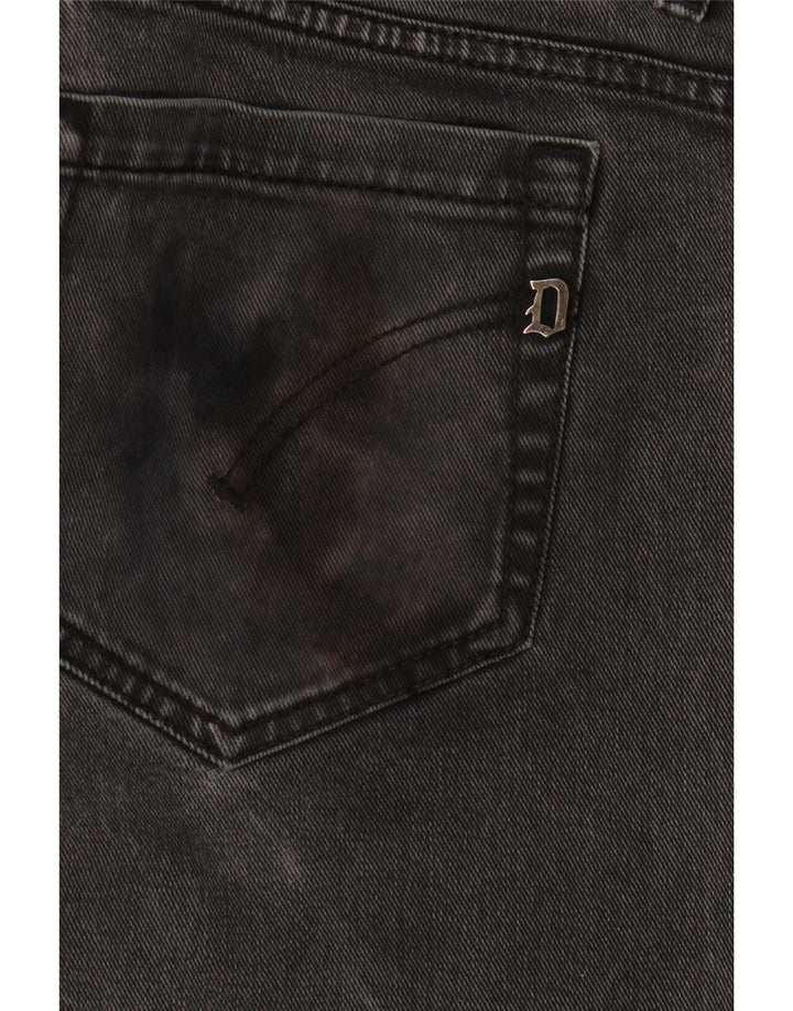 Dondup Jeans George Slim da Uomo W36 L29 Cotone Grigio