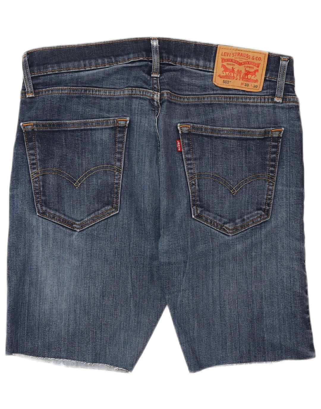 LEVI'S Pantaloncini di jeans 502 da uomo W33 Cotone blu medio