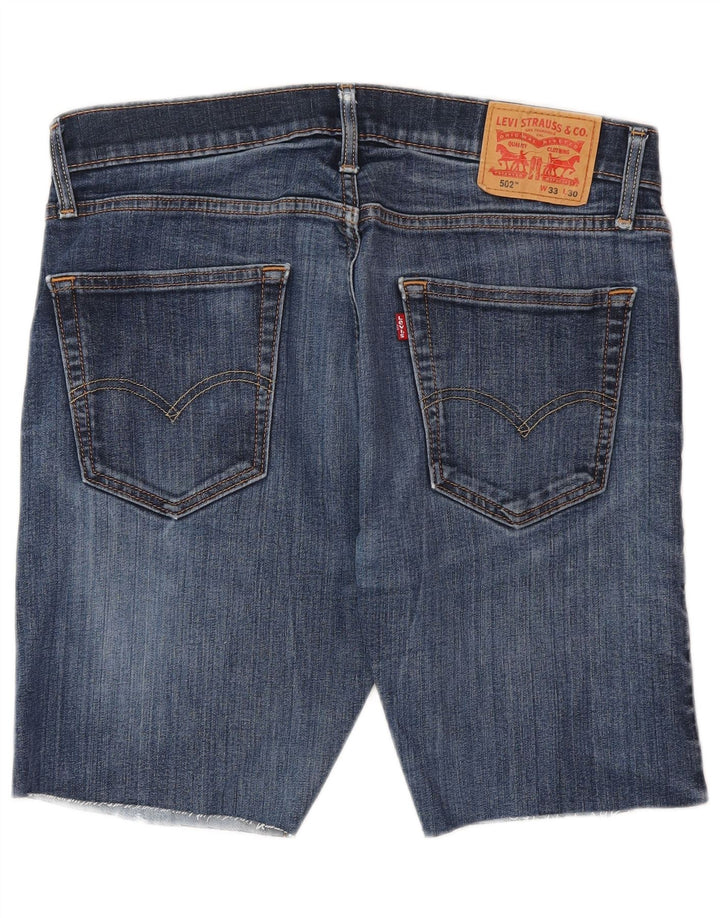 LEVI'S Pantaloncini di jeans 502 da uomo W33 Cotone blu medio