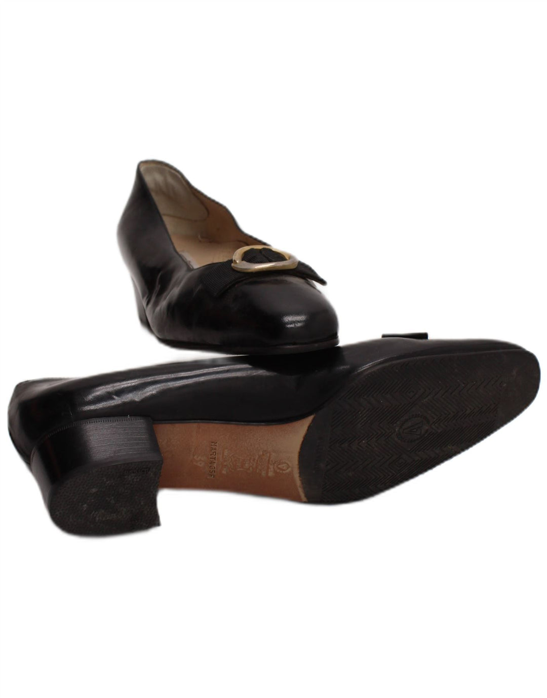 Valle Verde Ballerine in pelle da donna Taglia UK 6 Pelle nera