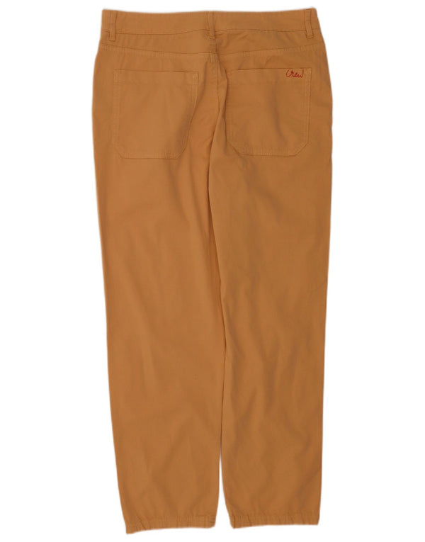 Crew Clothing Pantaloni chino affusolati da donna UK 12 Medio W32 L28 Beige