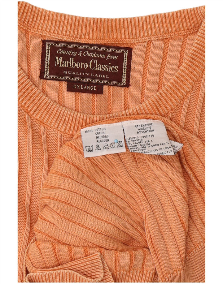 MARLBORO CLASSICS Canottiera da uomo 2XL Cotone arancione
