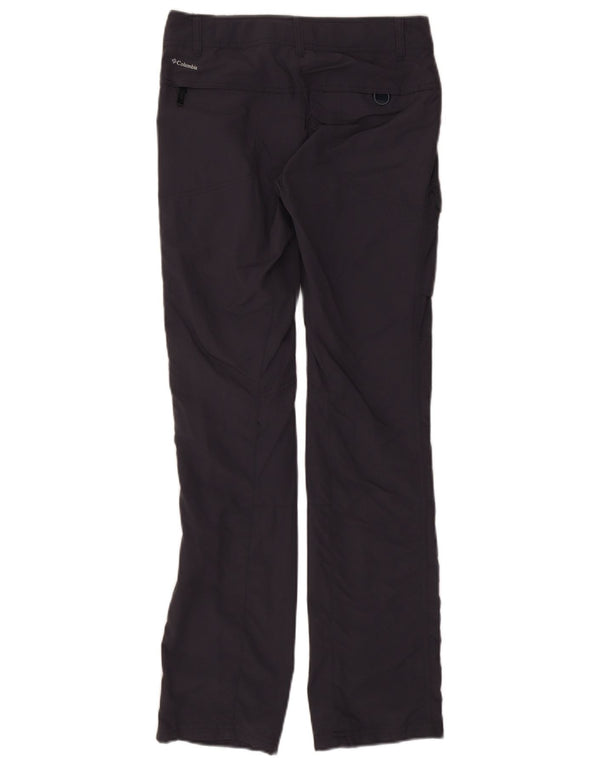 Pantaloni cargo Columbia Omni-Shade Slim da donna US 2 XS W25 L32 Nylon nero
