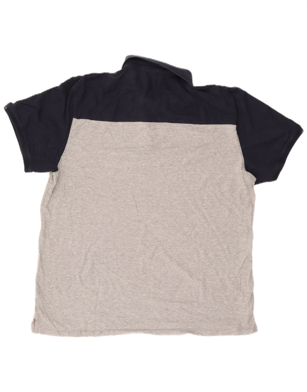 Polo da uomo CALVIN KLEIN 2XL in cotone color block grigio