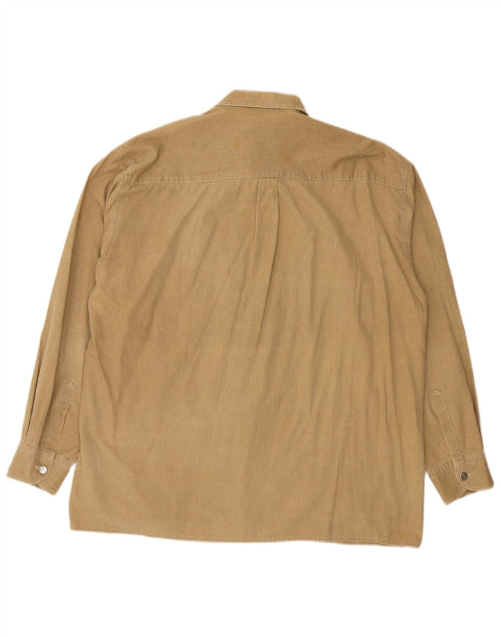 Camicia da uomo CAT 2XL Gessato beige