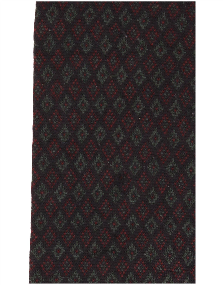 MONTECATINI Maglione da uomo con scollo a V grande geometrico multicolore