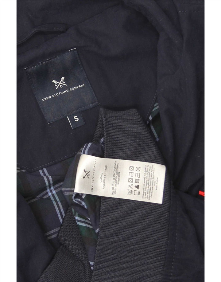 Crew Clothing Giacca bomber da uomo UK 36 Small Poliestere blu navy