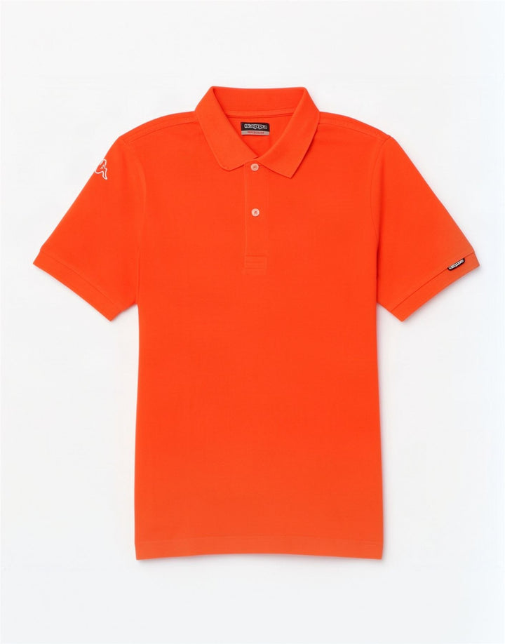 Polo Kappa Uomo Cotone Arancione Medio