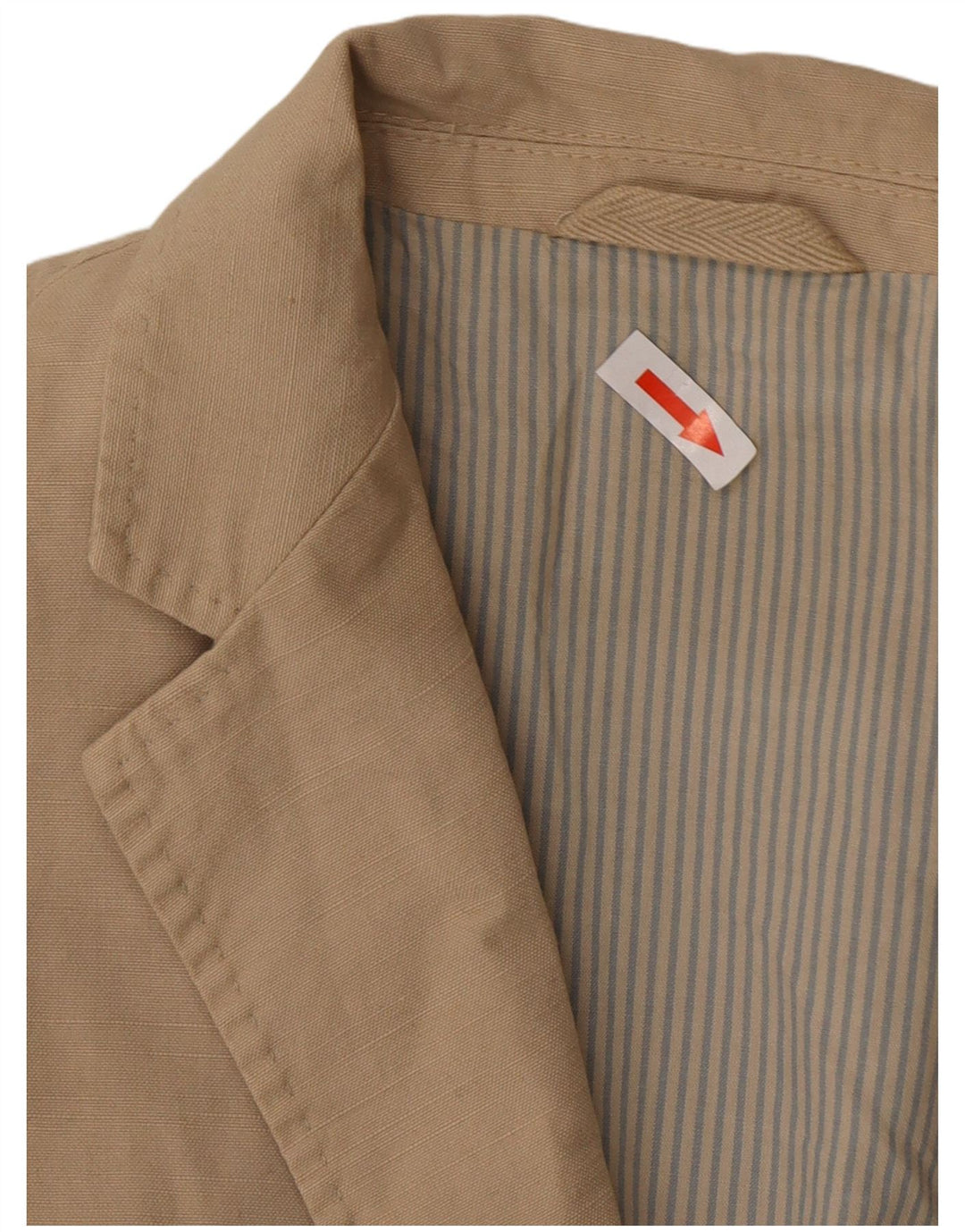Giacca blazer da uomo a 2 bottoni Massimo Dutti EU 48 cotone beige medio