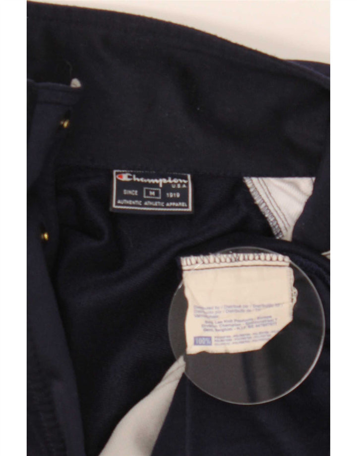 Giacca superiore della tuta da uomo Champion, poliestere color block medio blu navy