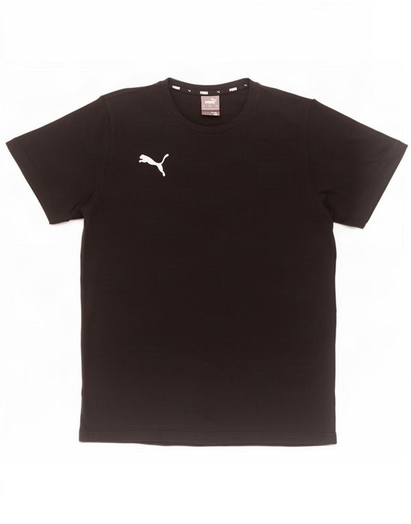 T-shirt da uomo Puma Top Large in cotone nero