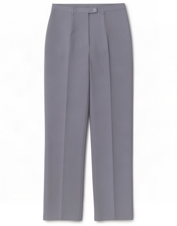 Benetton Pantaloni casual a vita alta da donna IT 44 Medio W28 L31 Blu
